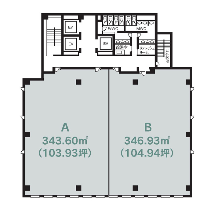 基準階分割図