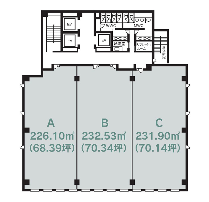 基準階分割図