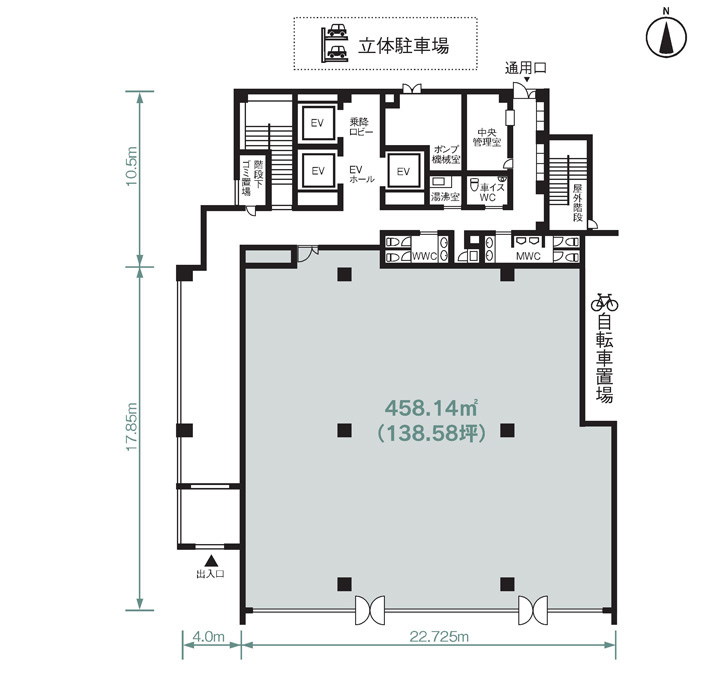 1階間取図